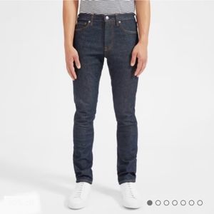 Everlane Men's The Slim Fit Jean Dark Indigo Wash 30 x 30. New without tags.